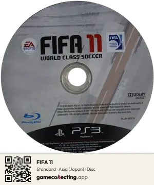 FIFA 11 PlayStation 3, Asia disc