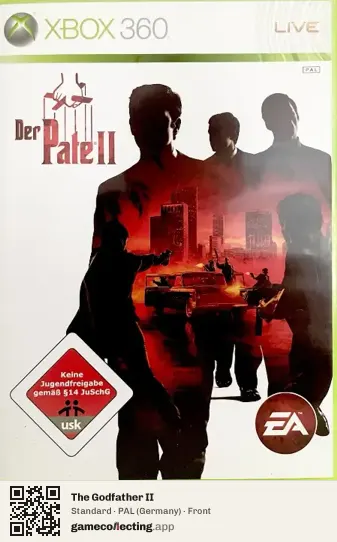 The Godfather II Xbox 360, Germany box front