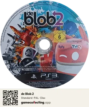 de Blob 2 PlayStation 3, PAL disc