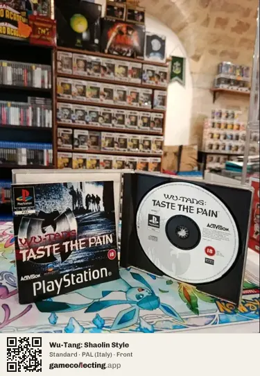 Wu-Tang: Shaolin Style PlayStation, Italy box front