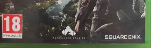 Just Cause 4, the USK square on its front