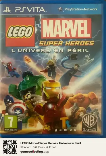 LEGO Marvel Super Heroes: Universe in Peril PlayStation Vita, France box front