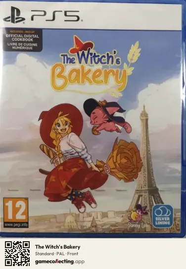 The Witch's Bakery PlayStation 5, PAL box front