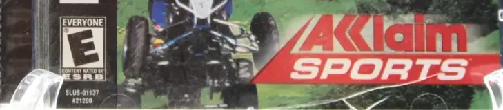 ATV Quad Power Racing, the ESRB box on its front