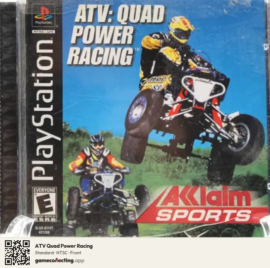 ATV Quad Power Racing PlayStation, NTSC box front