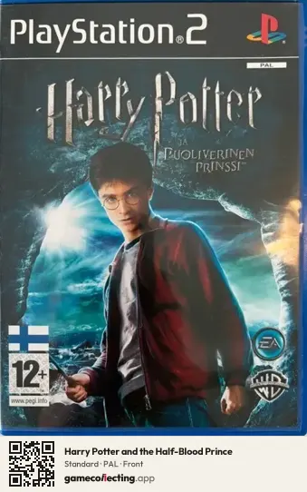Harry Potter and the Half-Blood Prince PlayStation 2, PAL box front