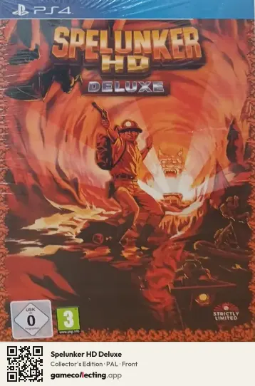 Spelunker HD Deluxe PlayStation 4, PAL box front