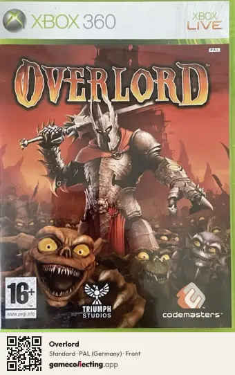 Overlord Xbox 360, Germany box front