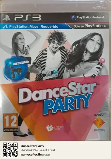 DanceStar Party PlayStation 3, Spain box front