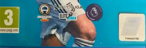 FIFA 19, the PEGI square on its front