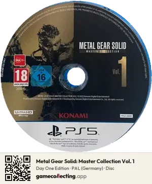 Metal Gear Solid: Master Collection Vol. 1 PlayStation 5, PAL disc