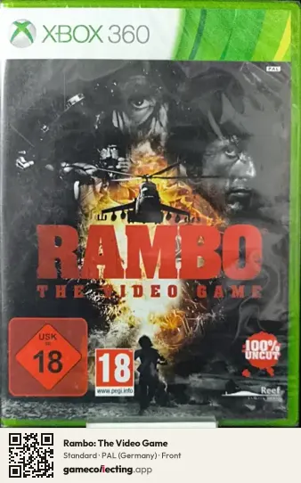 Rambo: The Video Game Xbox 360, Germany box front