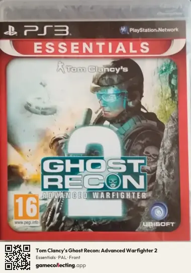 Tom Clancy's Ghost Recon: Advanced Warfighter 2 PlayStation 3, PAL box front