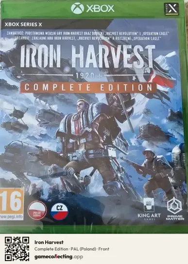 Iron Harvest Xbox Series X, Poland box front
