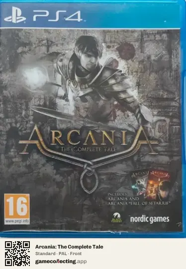 Arcania: The Complete Tale PlayStation 4, PAL box front