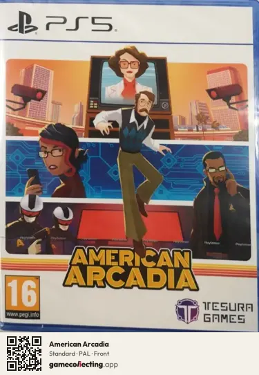 American Arcadia PlayStation 5, PAL box front