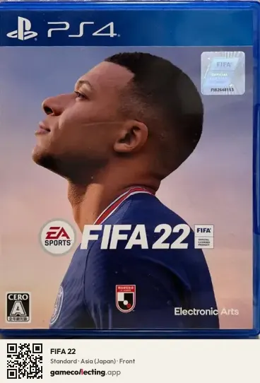 FIFA 22 PlayStation 4, Asia box front