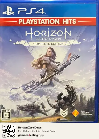 Horizon Zero Dawn PlayStation 4, Asia box front
