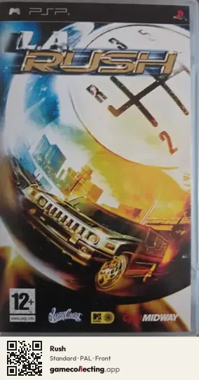 Rush PlayStation Portable, PAL box front