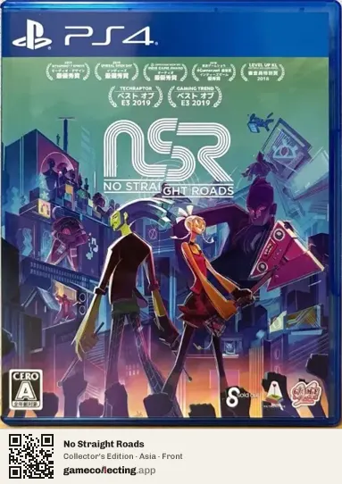 No Straight Roads PlayStation 4, Asia box front