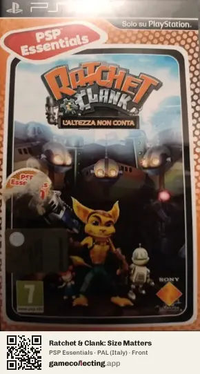 Ratchet & Clank: Size Matters PlayStation Portable, Italy box front