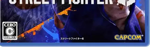 Street Fighter 6, the CERO letter on its front
