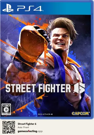 Street Fighter 6 PlayStation 4, Asia box front