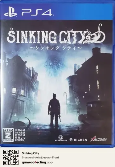 Sinking City PlayStation 4, Asia box front