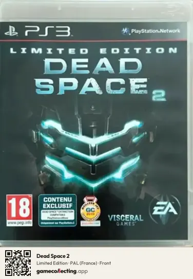 Dead Space 2 PlayStation 3, France box front