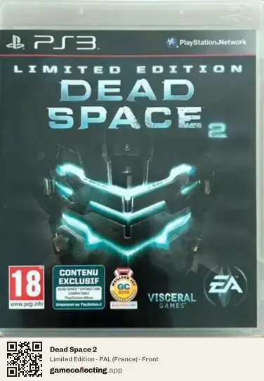 Dead Space 2 PlayStation 3, France box front