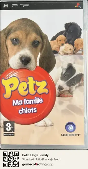 Petz: Dogz Family PlayStation Portable, France box front
