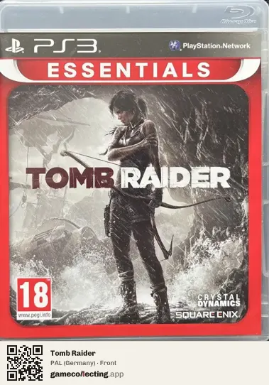 Tomb Raider PlayStation 3, Germany box front