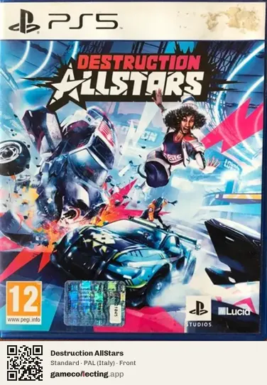 Destruction AllStars PlayStation 5, Italy box front