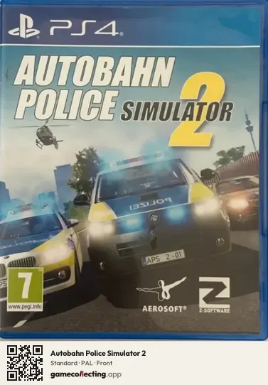 Autobahn Police Simulator 2 PlayStation 4, PAL box front