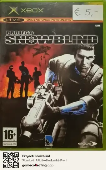 Project: Snowblind Xbox, Netherlands box front