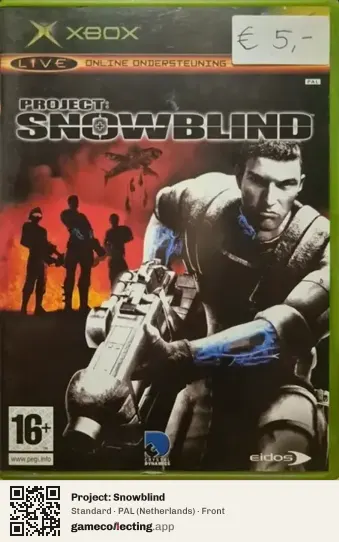 Project: Snowblind Xbox, Netherlands box front