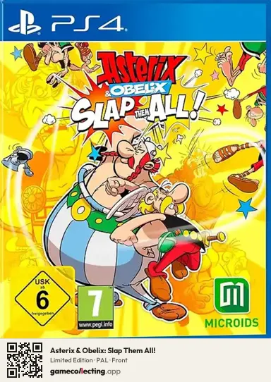 Asterix & Obelix: Slap Them All! PlayStation 4, PAL box front