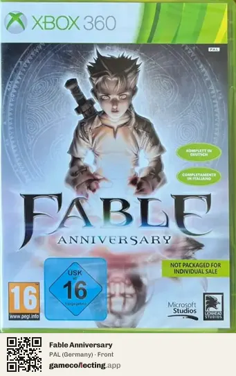 Fable Anniversary Xbox 360, Germany box front