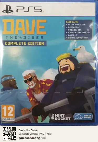 Dave the Diver PlayStation 5, PAL box front