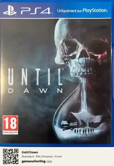 Until Dawn PlayStation 4, France box front