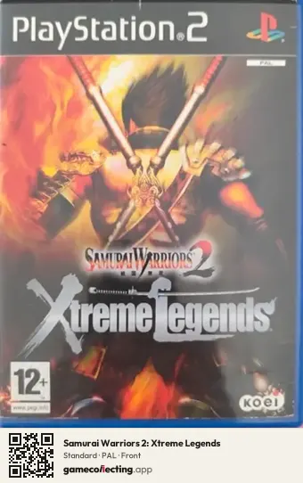 Samurai Warriors 2: Xtreme Legends PlayStation 2, PAL box front