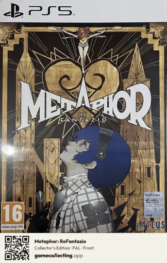 Metaphor: ReFantazio PlayStation 5, PAL box front
