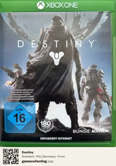 Destiny Xbox One, Germany box front