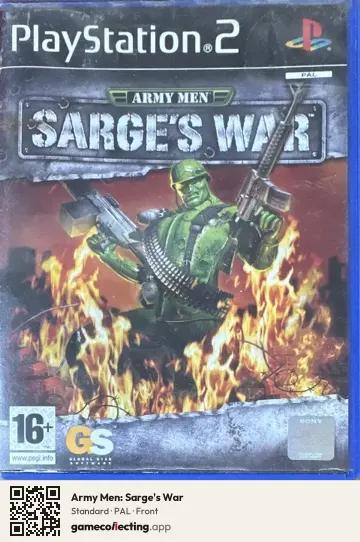 Army Men: Sarge's War PlayStation 2, PAL box front