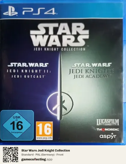 Star Wars Jedi Knight Collection PlayStation 4, Germany box front