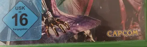 Devil May Cry 5, the USK square on its front