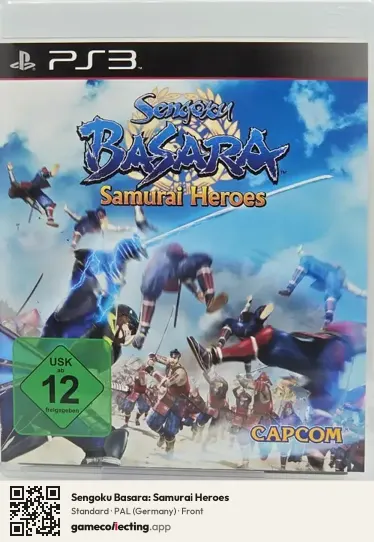 Sengoku Basara: Samurai Heroes PlayStation 3, Germany box front