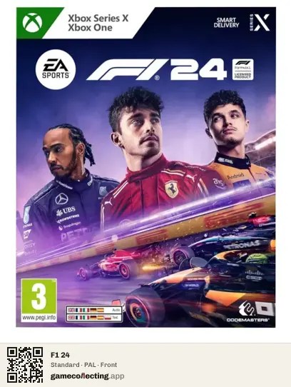 F1 24 Xbox Series X, PAL box front