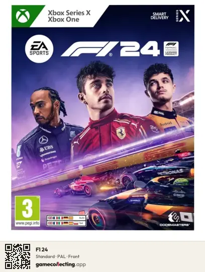 F1 24 Xbox Series X, PAL box front