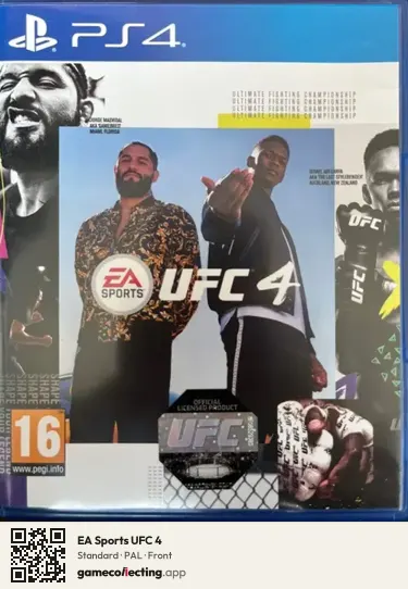 EA Sports UFC 4 PlayStation 4, PAL box front
